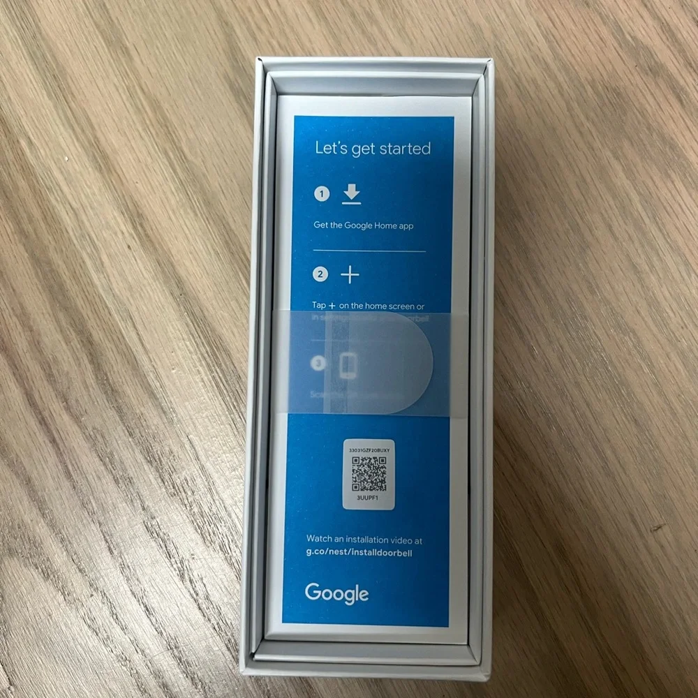 NEW Google Nest Doorbell - (Wired, 2nd Gen) - Wired Video Doorbell Camera Snow